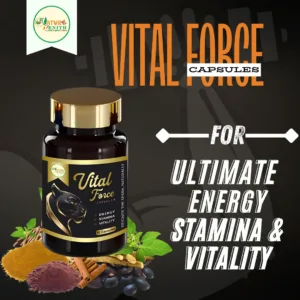 Nature Zenith Vital Force natural ayurvedic supplement for stamina, energy & performance