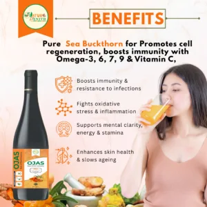 Ojas Immunity Booster Benefits Infographic – Nature Zenith