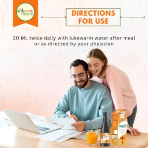 Ojas Immunity Booster Front Pack Close-up – Nature Zenith